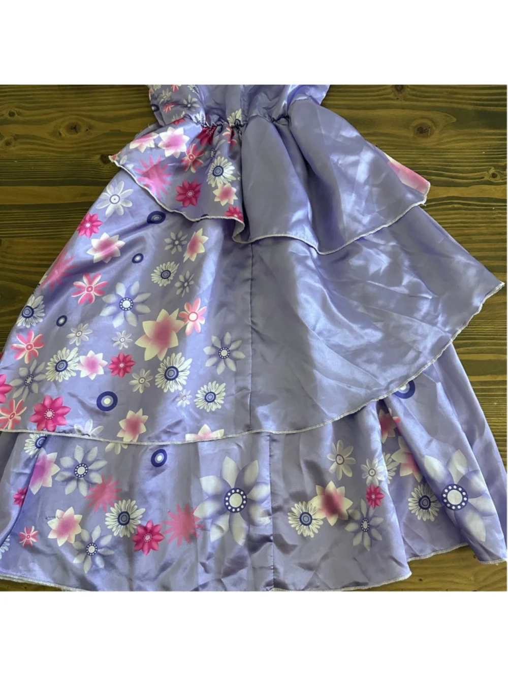 Encanto Inspired Isabela Costume Dress Girls XS Purple Floral Princess